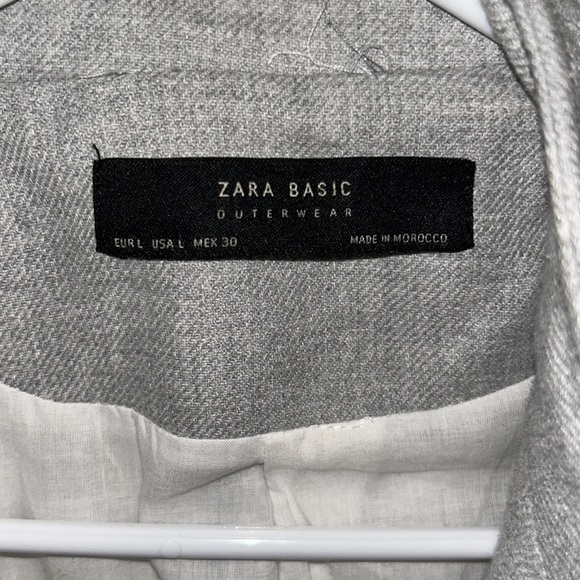 Zara Jackets & Coats Zara Grey Overcoat Poshmark